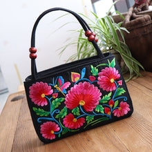 Load image into Gallery viewer, Ethnic Style Bag with Double-sided Embroidery and Canvas Small Bag for Women&#39;s Double-layer Handbag Casual Trend Retro
