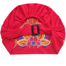 Load image into Gallery viewer, Ethnic Style Embroidered Headscarf Hat Single-layer Small Hat Thin Headgear Hat
