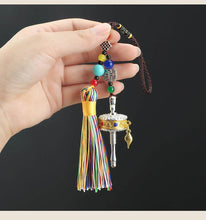 Load image into Gallery viewer, Tibetan Six-character Motto, Prayer Cylinder, Car Pendant, Wheel Turning, Charm, Car Interior Mirror, Men&#39;s and Women&#39;s Hanging Ornaments
