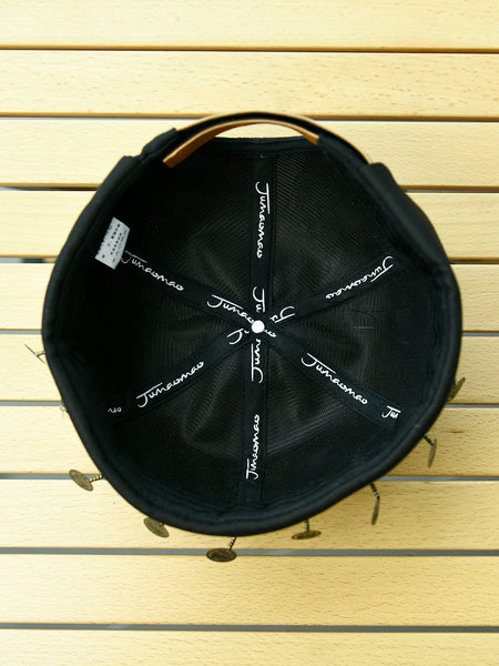 Ethnic Style Embroidery Fringed Hat Retro Personality Brimless Spring and Summer Yuppie Watermelon Hat Trendy Landlord Melon Fur Hat