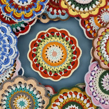 Load image into Gallery viewer, Non-slip Hand-woven Exquisite Large Coaster Sweet Wool Crocheted Vase Mat New Handmade Knitted Flower
