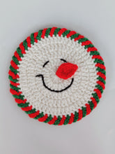 Load image into Gallery viewer, Hand-crocheted Christmas Coaster Wool Love Apple Coaster Christmas Gift
