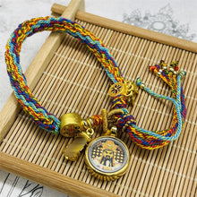 Load image into Gallery viewer, Tibet Hand-woven Diamond Rope Hand Rope Bracelet Jewelry Gifts
