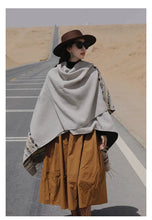 Load image into Gallery viewer, Ethnic Style Wearing Shawl Outside Women's 2026 New Cape Scarf
