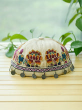 Load image into Gallery viewer, Ethnic Style Embroidery Fringed Hat Retro Personality Brimless Spring and Summer Yuppie Watermelon Hat Trendy Landlord Melon Fur Hat
