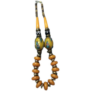 Nepali handmade Tibetan jewelry, vintage ethnic style, trendy fashion, exaggerated large necklace