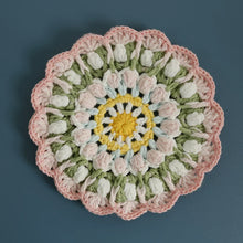Load image into Gallery viewer, Non-slip Hand-woven Exquisite Large Coaster Sweet Wool Crocheted Vase Mat New Handmade Knitted Flower
