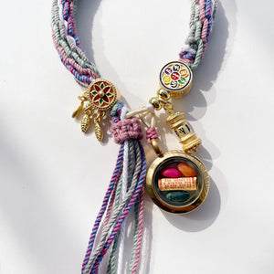 Tibetan Thangka New Summer Fresh Cycle Bracelet Gawu Box Bracelet Ring Colorful Bracelet Ethnic Style Tieji Rope