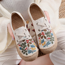 Load image into Gallery viewer, Spring Fresh Round Head Cloth Shoes Fashionable Shallow Mouth Women&#39;s Shoes
