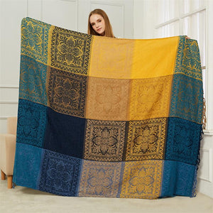 Shawl Blanket, Sofa Towel Blanket, Bed Blanket, Bay Window Mat, Chenille Jacquard Blanket