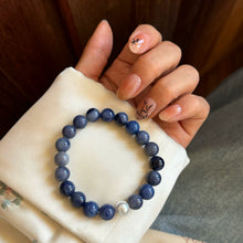 Load image into Gallery viewer, Original Tibetan Handmade Braided Rope Natural Lapis Lazuli Blue Nepalese Bracelet
