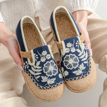 Load image into Gallery viewer, Casual One-pedal Women's Shoes, The Original Craft Embroidered Light-mouth Single Shoes
