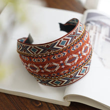 Load image into Gallery viewer, Variable Width Exquisite Embroidery Ethnic Style Headband, Wide Edge Headband Women&#39;s New Model
