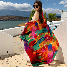 Load image into Gallery viewer, Fashion Women Beach Scarf Bohemia Flower Summer Hijab Shawls and Wraps Female Foulard Echarpe Designer Pashmina Bandana 2023
