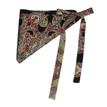 Load image into Gallery viewer, Chinese Style Ethnic Triangular Waistband Embroidered Printing Tassel Floral Triangular Belt Jeans Decor Clothing Accessories
