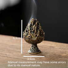 Load image into Gallery viewer, Boshan Incense Burner, Tabletop Ornament, Home Office Decor Collectible, Creative Portable Small Home Burner
