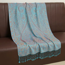 Load image into Gallery viewer, Luxury Brand Autumn Cashmere Pashmina Shawl Lady Wrap Warm Winter Scarves Design Print Female Foulard Cotton Stoles Scarf 2023
