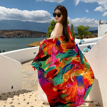 Load image into Gallery viewer, Fashion Women Beach Scarf Bohemia Flower Summer Hijab Shawls and Wraps Female Foulard Echarpe Designer Pashmina Bandana 2023
