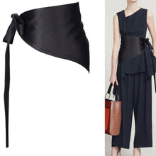 Load image into Gallery viewer, Chinese Style Ethnic Triangular Waistband Embroidered Printing Tassel Floral Triangular Belt Jeans Decor Clothing Accessories
