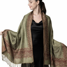 Load image into Gallery viewer, Luxury Brand Autumn Cashmere Pashmina Shawl Lady Wrap Warm Winter Scarves Design Print Female Foulard Cotton Stoles Scarf 2023
