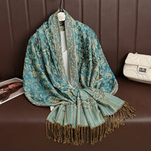 Load image into Gallery viewer, Luxury Brand Autumn Cashmere Pashmina Shawl Lady Wrap Warm Winter Scarves Design Print Female Foulard Cotton Stoles Scarf 2023
