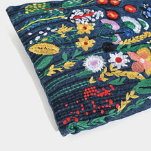 Load image into Gallery viewer, Embroidered Flowers Women Cowboy Shoulder Bag Fashion Chain Ladies Messenger Bags Denim Handbag Personality Trend Student Bag
