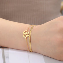 Load image into Gallery viewer, Dawapara Om Ohm Aum Charm Spiritual Pendant Stainless Steel Bracelet Yoga Jewelry Meditation Buddhist Spiritual Amulet
