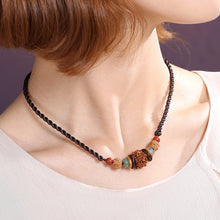 Load image into Gallery viewer, Retro Literature and National Decorations Female Necklace
