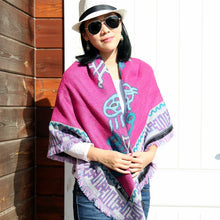Load image into Gallery viewer, Nepal Vintage Printed Shawl Women&#39;s Imitation Cashmere Warm Ethnic Style Tibetan Scarf

