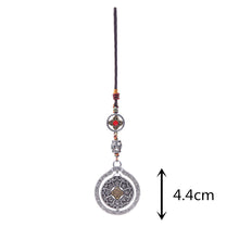 Load image into Gallery viewer, Tibetan 360 rotating alloy guard copper mirror Pendant keyChain phone chain
