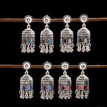 Load image into Gallery viewer, New Tibetan personality Tassel Earrings retro national temperament Earrings
