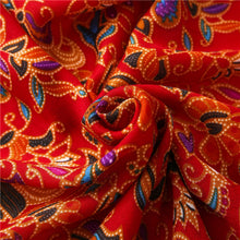 Load image into Gallery viewer, Ethnic style cotton linen Scarf Tibet Grassland Bohemian matching silk Red scarf
