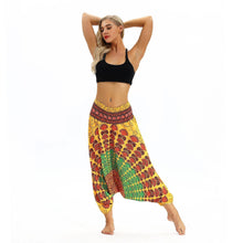 Load image into Gallery viewer, Leisure Digital Printing Loose Fitness Yoga Wide-leg Dance Bloomers
