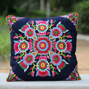 New Ethnic Embroidery Pillow Cover