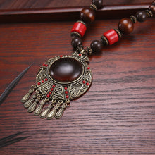 Load image into Gallery viewer, Tibetan ethnic style retro Bohemian necklace pendant beads with jewelry
