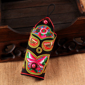 Ethnic Bracelet Gloves Retro Refers To Fabric Armbands with Original Embroidered Hand Jewelry Handmade Jewelry
