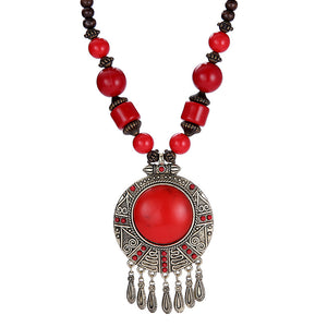 Tibetan ethnic style retro Bohemian necklace pendant beads with jewelry