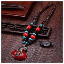 Load image into Gallery viewer, Tibetan ethnic style retro Bohemian necklace pendant beads with jewelry
