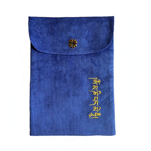 Small brocade bag with the six-character mantra small storage bag