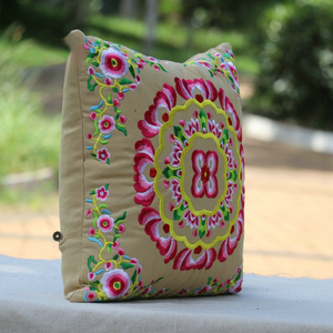 New Ethnic Embroidery Pillow Cover