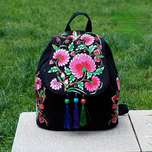 Load image into Gallery viewer, New Joker Canvas Backpack Female Simple Embroidery  Backpack
