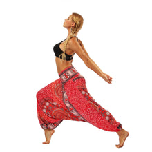 Load image into Gallery viewer, National Wind Style Digital Print Loose Women&#39;s Fitness Yoga Pants Leisure Lantern Yoga Pants
