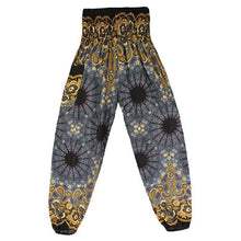 Load image into Gallery viewer, Fashion Thai Casual Yoga Pants Knickers Yoga Suit Women Cotton 52 Loose Floral Pants
