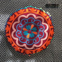 Load image into Gallery viewer, Bohemian Tatami Cushion Cute Pillow  Fluffy Pillow   Embroidered Futon Chair Cushion Round Tassel with Core  Pillow Decorative
