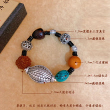 Load image into Gallery viewer, Handmade Multi-treasure bracelet bracelet creative braid bracelet Bodhi diamond turquoise hand string lovers gift

