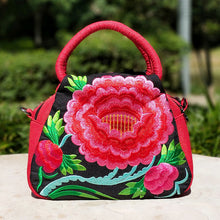 Load image into Gallery viewer, National embroidery bag linen bag handbag fabric
