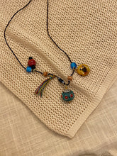 Load image into Gallery viewer, Medieval Multi Treasure Necklace, Unique Personality, Ancient Style, Exotic Ethnic Tibetan Knitted Sweater Chain Accessories
