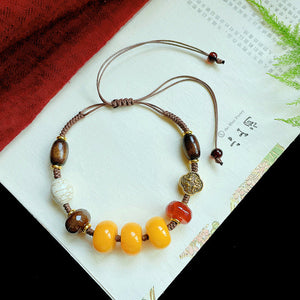 Handmade Multi-treasure bracelet bracelet creative braid bracelet Bodhi diamond turquoise hand string lovers gift