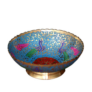Tibet colorful bowls of candy bowls for fruit bowls and snacks for creative living room ornaments bowls Peacock bowls for Buddha bowls