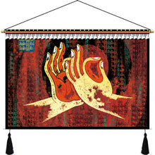 Load image into Gallery viewer, Customized Tibetan fabric tapestry Tibet hanging cloth homestay decoration hotel restaurant living room bedroom bedside cloth painting tapestry
